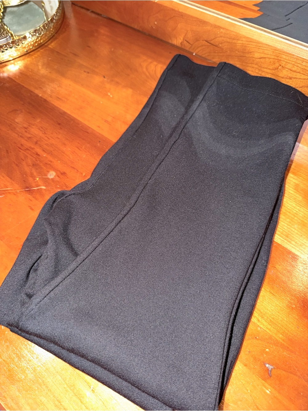 Mango MNG Black Capri Leggings Pants Size XS - Picture 3 of 6